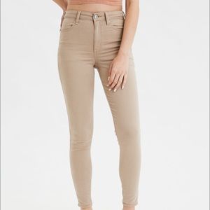 AE Super High Waisted Khaki Jegging